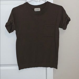 Short Sleeve Sweater Top